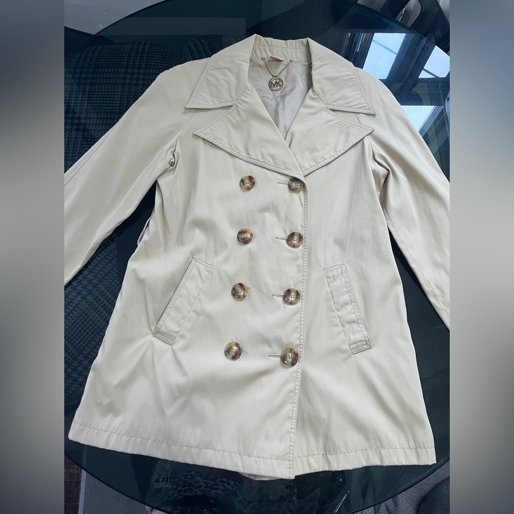 Michael Kors water resistant trench coat